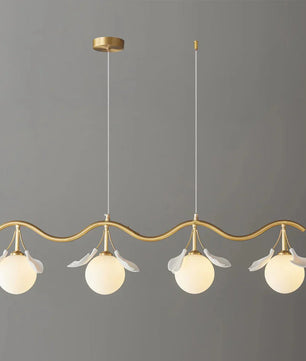 Allanie Gingko Long Chandelier