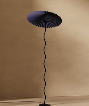 Wiggly Pleated Floor Lamp