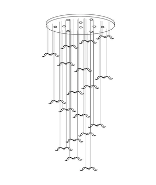 Large Seagull Chandelier
