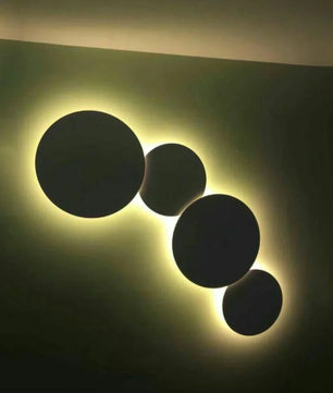 Art Fluorescent Wall Lamp