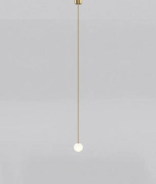 Brass Architectural Pendant Light