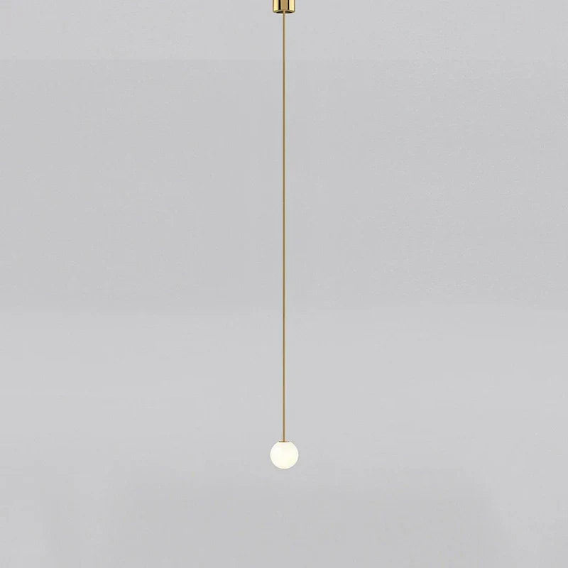 Brass Architectural Pendant Light