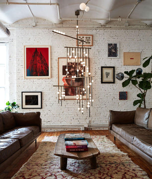 Luminous Cascade Chandelier