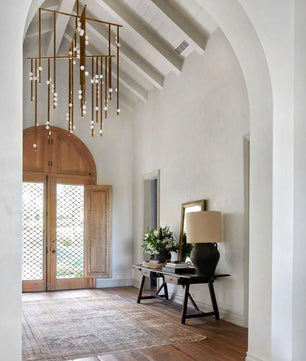 Luminous Cascade Chandelier