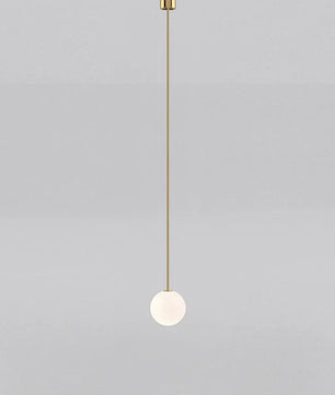 Brass Architectural Pendant Light