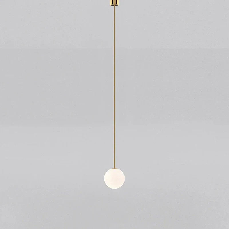 Brass Architectural Pendant Light
