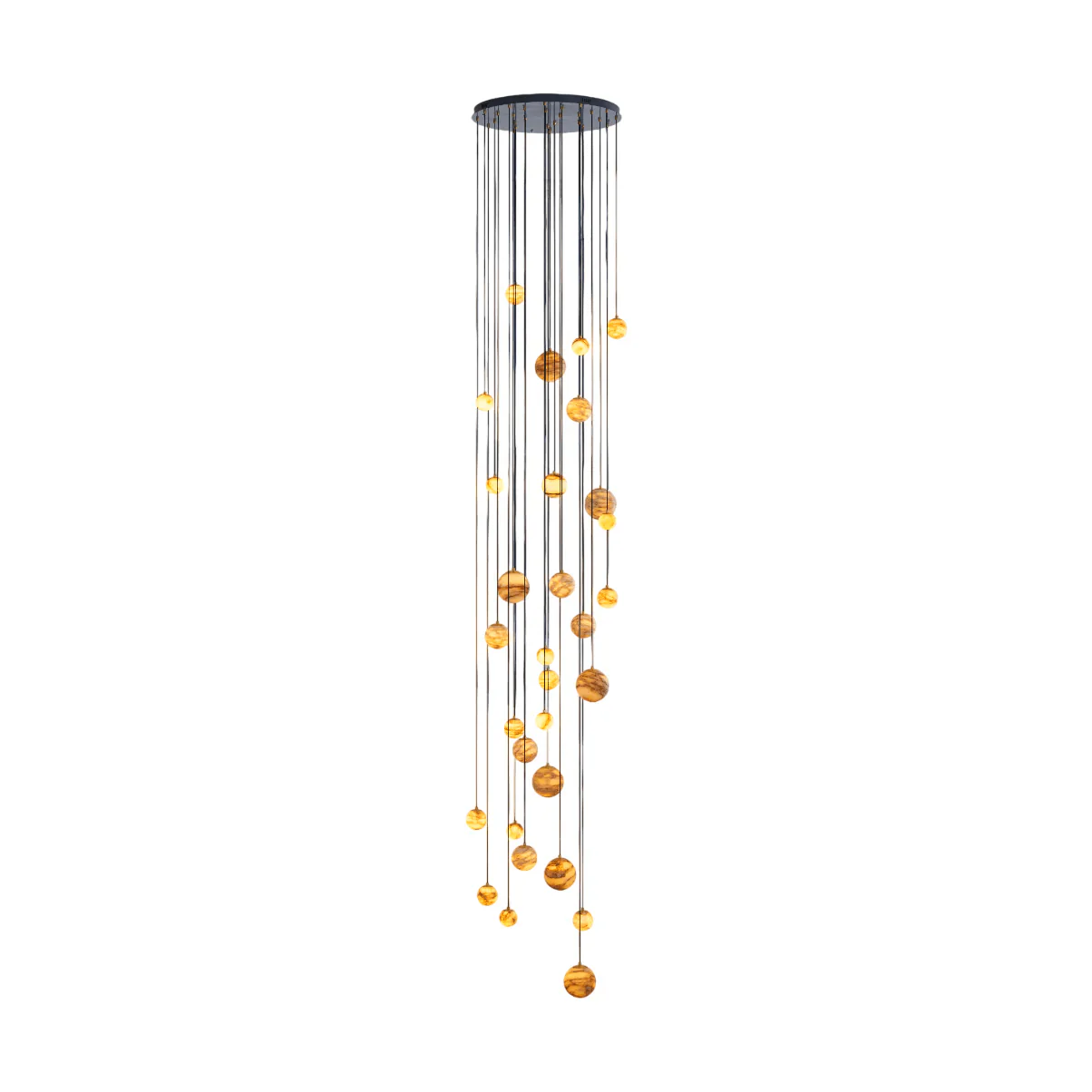 Cascading Art Statement Chandelier