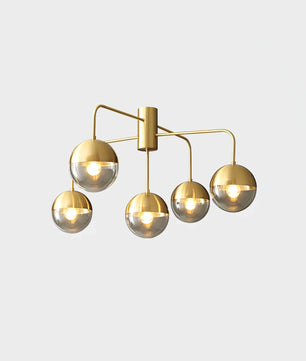 Brass Globulars Ceiling Lamp