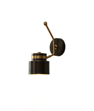 Brass Cylinder Wall Lamp