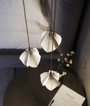 Ceramic Flower Chandelier
