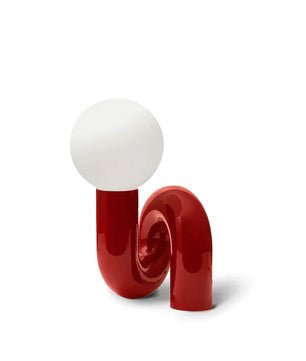 Spiral Glass Table Lamp