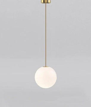Brass Architectural Pendant Light