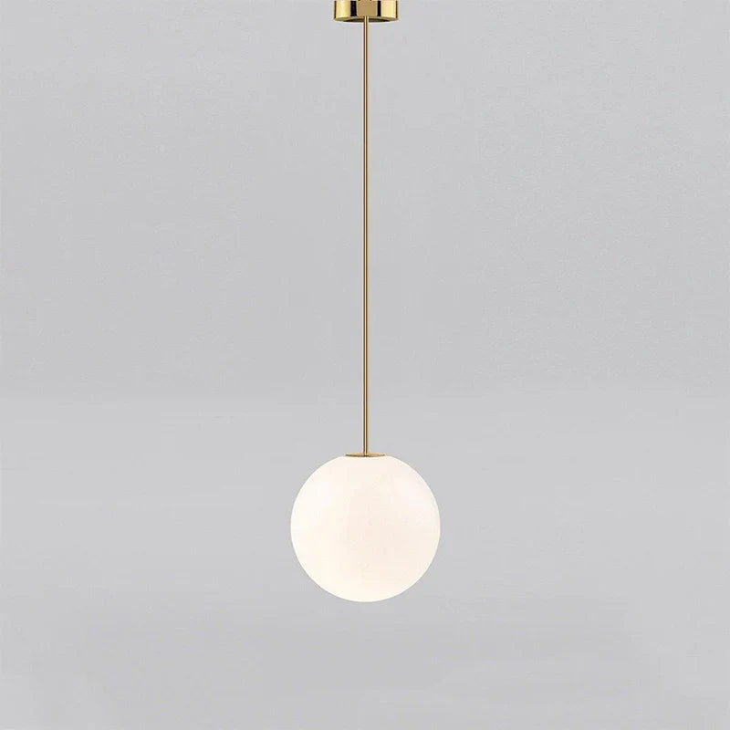Brass Architectural Pendant Light