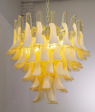 Murano Style Tiered Chandelier