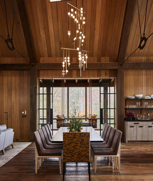 Luminous Cascade Chandelier