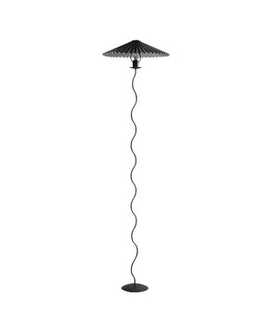 Wiggly Pleated Floor Lamp