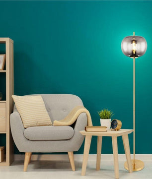 Living Room Blacky Glass Floor Light