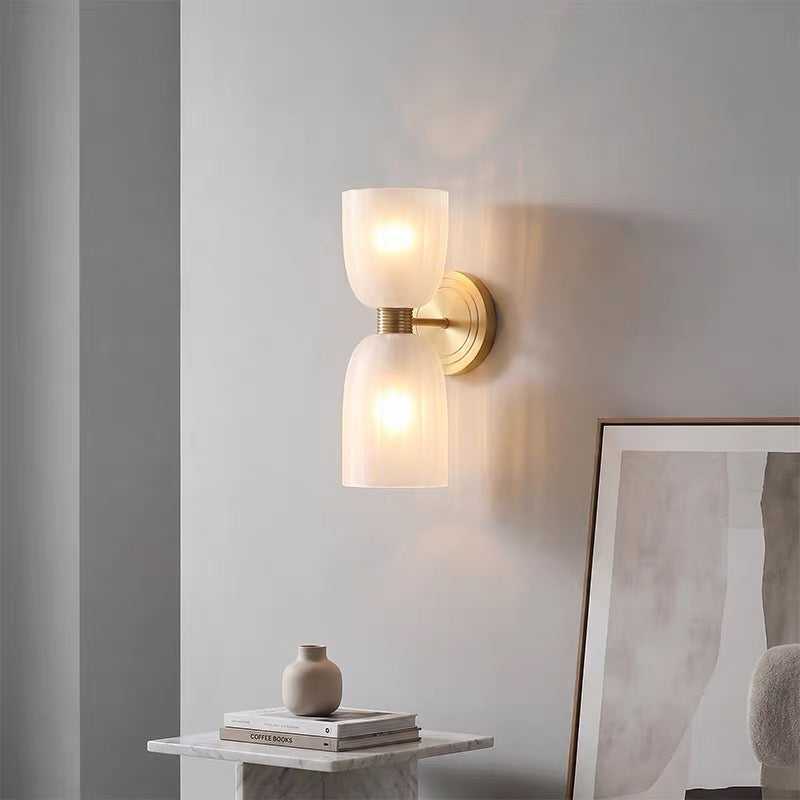 Tulipano Up Down Glass Wall Sconce