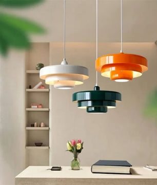Triple Layer Disc Macaron Cake Pendant Lamp S103
