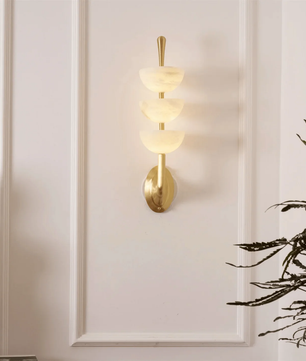 Faux Alabaster Wall Sconce