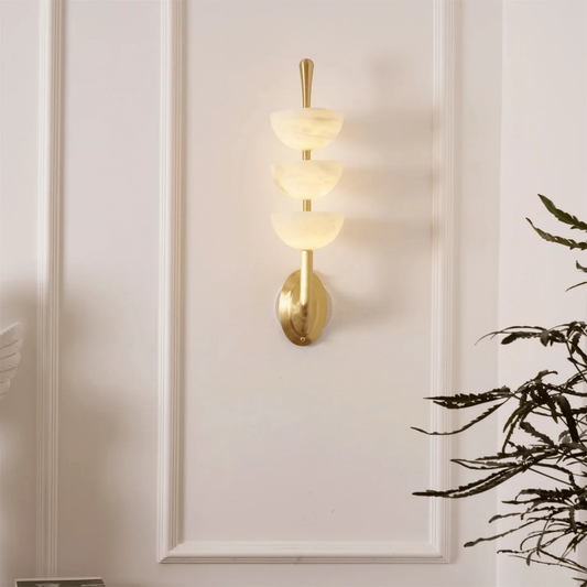 Faux Alabaster Wall Sconce