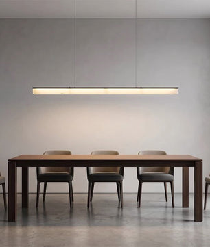 Plana Faux Alabaster Linear Pendant