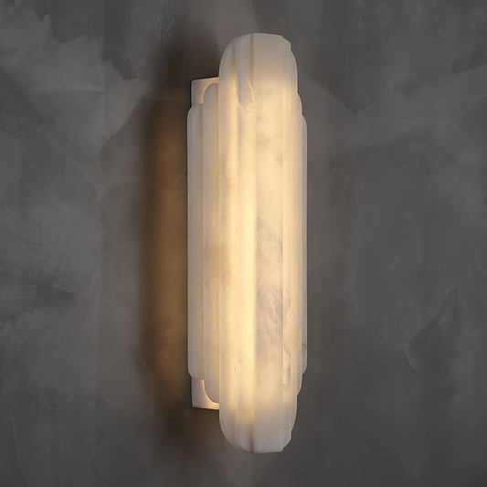 Contemporary Alabaster Wall Sconce