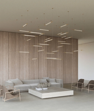 Crystal Grid Bespoken Chandelier