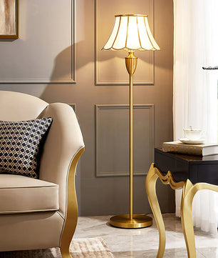 Kristall Brass Floor Lamp