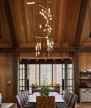Luminous Cascade Chandelier