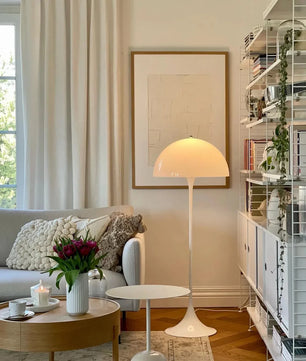 White Bedroom Floor Lamp