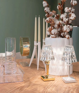 Sparkle Glam Built-in Battery Table Lamp