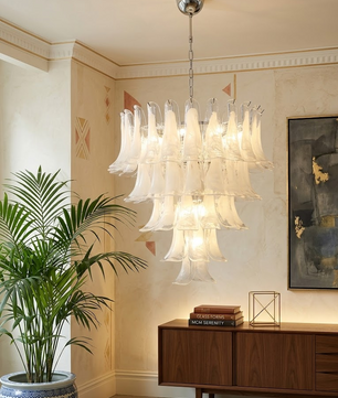 Murano Petal Chandelier