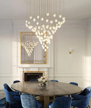 Ceramic Flower Chandelier