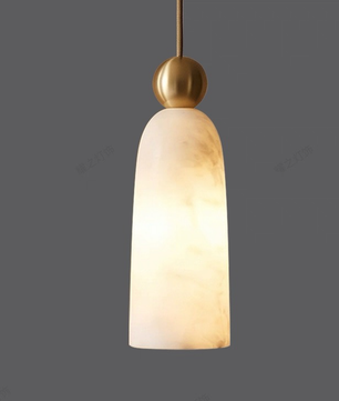 Cara Alabaster & Copper Pendant Light