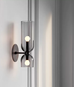 Modern Fluted Glass Wall Sconce