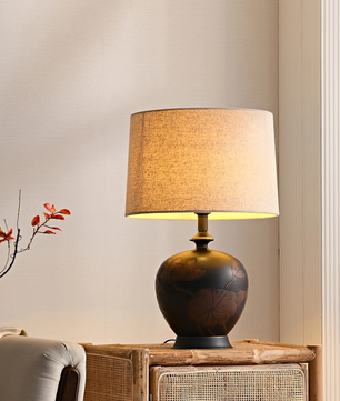 Zen-Style Ceramic Lamp