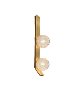 Cristallo Crackle Glass Wall Sconce
