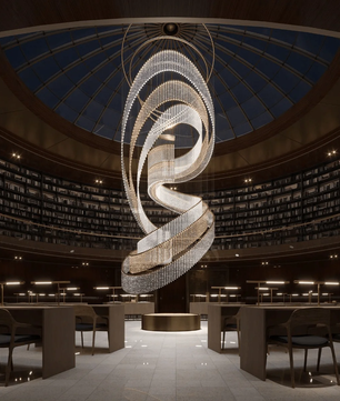 Crystal Spin Customized Chandelier