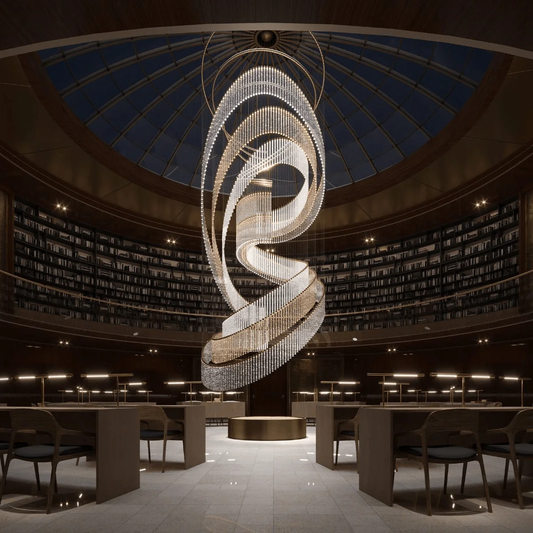 Crystal Spin Customized Chandelier