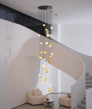 Cascading Art Statement Chandelier