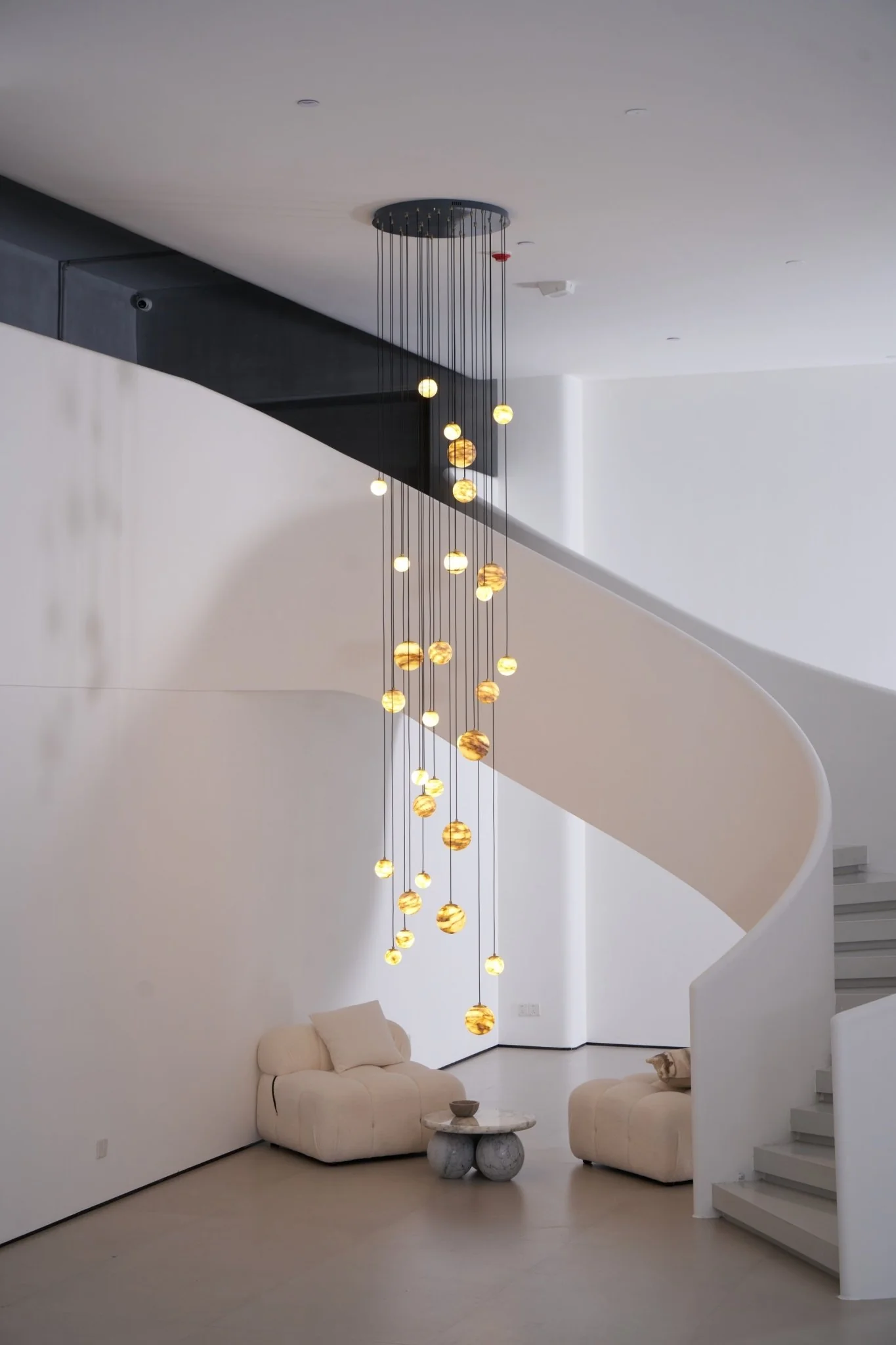 Cascading Art Statement Chandelier