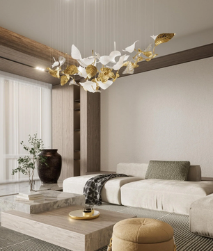 Linden Leaves Chandelier