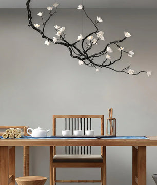 Ceramic Flower Chandelier