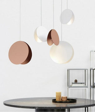 Crimson Circular Pendant Light