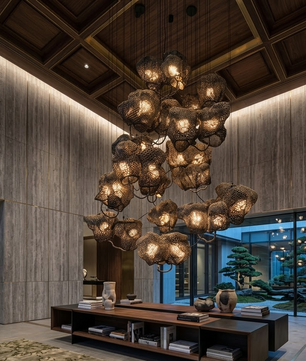 Aetherius Bespoke Mesh Chandelier