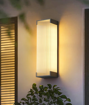 Rectangular Outdoor Wall Light