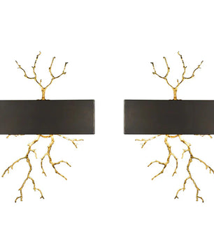 Brass Branch Wall Lamp