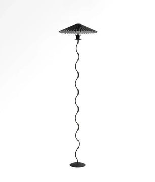 Wiggly Pleated Floor Lamp