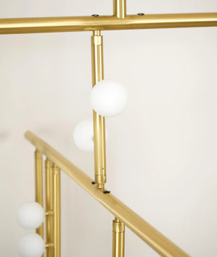 Luminous Cascade Chandelier